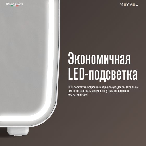Холодильник для косметики Meyvel MB-04HC2W